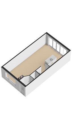 Floorplan - Zeisstraat 34, 1445 HB Purmerend